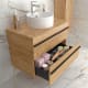 Conjunto mueble de baño con lavabo sobre encimera Salgar Born Detalle 4