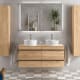 Conjunto mueble de baño con lavabo sobre encimera Salgar Born Principal 0