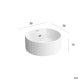 Conjunto mueble de baño con lavabo sobre encimera Salgar Born Detalle 1