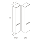Columna de baño Royo Econic Croquis 5