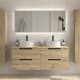 Conjunto mueble de baño Salgar Leni con lavabo sobre encimera Principal 2