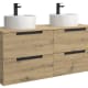 Conjunto mueble de baño Salgar Leni con lavabo sobre encimera Principal 3