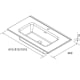 Conjunto mueble de baño Salgar Born Croquis 12