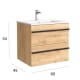 Conjunto mueble de baño Salgar Born Detalle 6