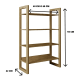 Estanteria de baño Bruntec Baviera Croquis 2