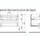 Conjunto mueble de baño Salgar Attila Croquis 10