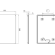 Espejo de baño con luz LED Ledimex Dinamarca Croquis 11