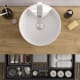 Conjunto mueble de baño Salgar Kira con lavabo sobre encimera Detalle 8