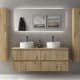 Conjunto mueble de baño Salgar Kira con lavabo sobre encimera Principal 0