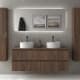 Conjunto mueble de baño Salgar Kira con lavabo sobre encimera Principal 1