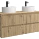 Conjunto mueble de baño Salgar Kira con lavabo sobre encimera Detalle 4