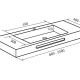 Lavabo suspendido Bruntec Formas Croquis 2