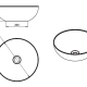 Lavabo sobre encimera Viso Assen Croquis 2