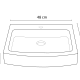 Lavabo de mármol natural Bruntec Pazant Croquis 3