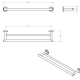 Toallero de baño Cosmic Architect S+ Croquis 15
