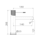 Grifo de lavabo Imex Line Croquis 12