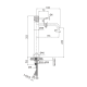 Grifo de lavabo Imex Bless Croquis 24