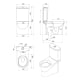 Inodoro Unisan Sanindusa Urb.y 65 Croquis 5