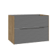 Mueble de baño con encimera de madera Sahara Coycama Principal 12