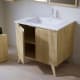 Conjunto de mueble de baño de madera maciza Bruntec Alpes 14 Detalle 2
