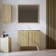 Conjunto de mueble de baño de madera maciza Bruntec Alpes 14 Principal 0