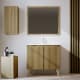 Conjunto de mueble de baño de madera maciza Bruntec Alpes 14 Principal 1
