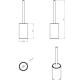 Escobillero de baño Cosmic Architect S+ Croquis 22