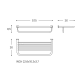 Toallero estante de baño Cosmic Architect Croquis 5