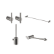 Conjunto de accesorios de baño Medimex Time Principal 0