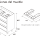 Conjunto mueble de baño Salgar Attila Croquis 11