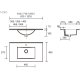 Conjunto mueble de baño Salgar Attila Croquis 12