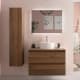 Mueble de baño para lavabo sobre encimera Salgar Bequia nórdico Principal 1