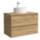Conjunto mueble de baño con lavabo sobre encimera Salgar Bequia nórdico opción 16