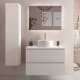 Mueble de baño para lavabo sobre encimera Salgar Bequia nórdico Principal 2