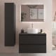Mueble de baño para lavabo sobre encimera Salgar Bequia nórdico Principal 3