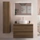 Mueble de baño para lavabo sobre encimera Salgar Bequia nórdico Principal 1