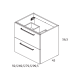 Conjunto mueble de baño Royo Easy Croquis 12