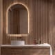 Espejo arco con luz LED Bruntec Lama Principal 10