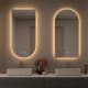 Espejo arco con luz LED Bruntec Lama Principal 7