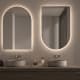 Espejo arco con luz LED Bruntec Lama Principal 8