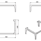 Conjunto mueble de baño con banquillo VisoBath Verso Croquis 13