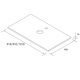 Conjunto mueble de baño con lavabo sobre encimera Salgar Born Croquis 10