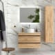 Conjunto mueble de baño con lavabo sobre encimera Salgar Born Principal 0