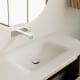 Conjunto mueble de baño madera maciza de fresno con lavabo Solid Surface Bruntec Neo Curve Detalle 3