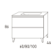 Conjunto mueble de baño Viso Granada Croquis 13