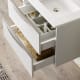 Mueble de baño con encimera de madera Coycama Landes Detalle 3