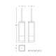 Escobillero de baño Cosmic The Grid Croquis 4