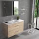 Banqueta de baño Bruntec Wall Ambiente 2