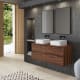 Mueble de baño con encimera de madera Bruntec Boston Principal 1