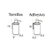 Dosificador de jabón a pared Manillons Torrent Eco 4600 Croquis 1